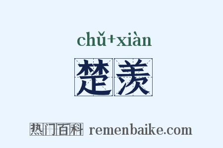 楚羡是什么意思的图片